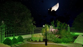 游园夜景动态效果图