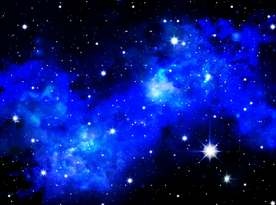 大型蓝色星空壁纸