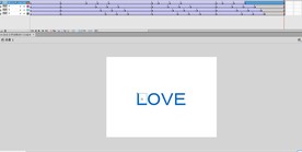 LOVE动态文字动画6秒CS6