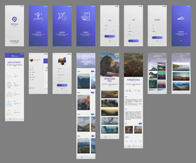 旅行app页面UI设计