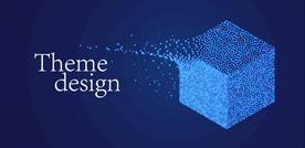 科技感方块颗粒