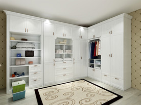 全铝衣帽间 整体家居 卧室