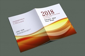 创意弧线简约封面