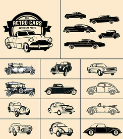 矢量古董汽车系列