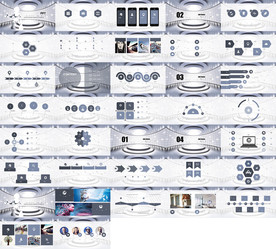 炫酷时尚工作总结汇报PPT模板