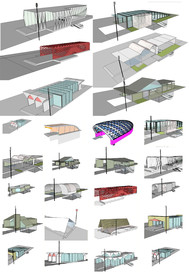 地铁出入口模型