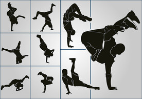 矢量街舞难度动作系列