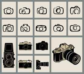 矢量手绘相机系列