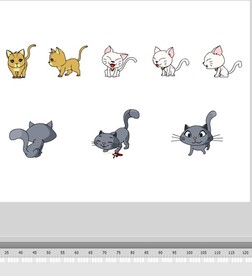 FLASH猫动物猫咪