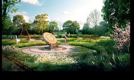 公园景观设计效果图