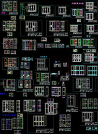 欧式衣柜CAD图纸