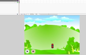 一辆汽车撞到人的事故20秒