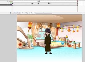 男子快速换衣服4秒动画