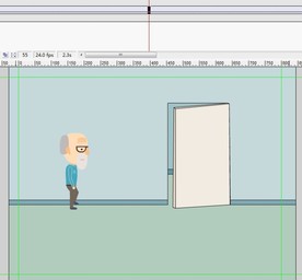 老人走入房门6秒动画规律