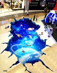 3D星空地贴