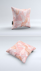 北欧ins风多肉植物素雅抱枕图