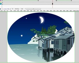 遮罩动画和月光10秒简单作业