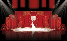 红色大理石婚礼