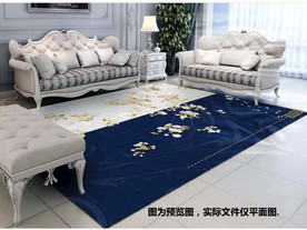 中国风中式花鸟地毯