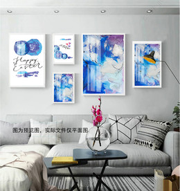 现代简约小清新ins北欧装饰画