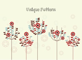 简约 欧式 花纹 树 沙发背景