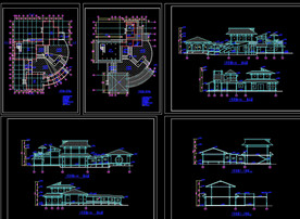 中式茶楼施工图