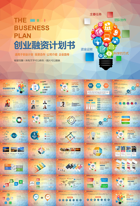 创业融资计划书PPT