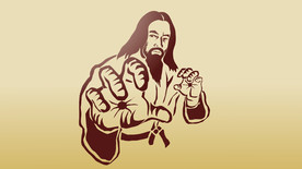 空手道武术创意图形矢量文件设计