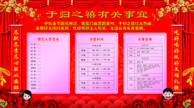 新婚事宜安排  于归之喜事宜