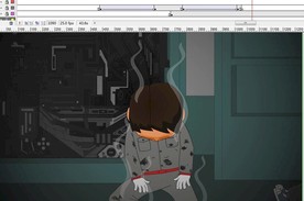 电力施工人员检测电力装置55秒