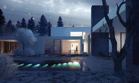 墅居 人文 高端社区 别墅 树