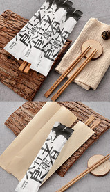 高端一次性筷子环保餐具四件套