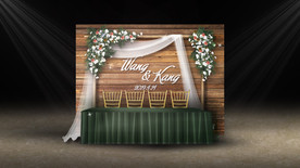 田园森系婚礼签到区