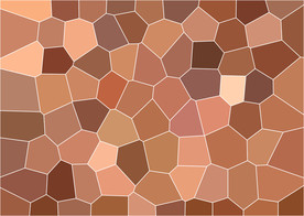 染色玻璃拼花图案