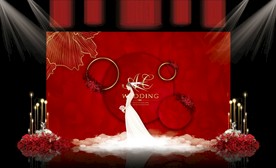 红色系婚礼