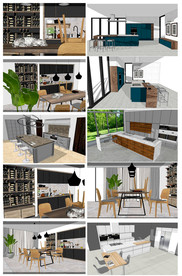 北欧开放式厨房