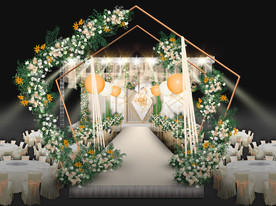 香槟色森系仪式区