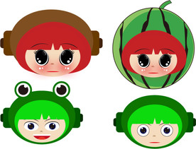 超级可爱的卡通小人物