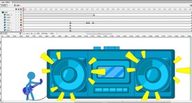 火柴人玩音乐flash 15秒