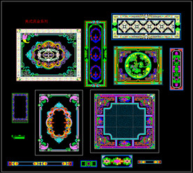 美式流金系列水刀拼花