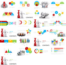 图表ppt 简约动态PPT