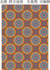 印度装饰 异国花纹