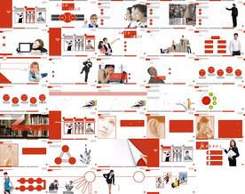 通用红色资理财金融PPT模板