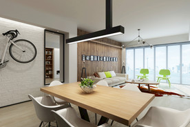 现代风格  客餐厅