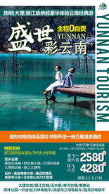 云南 旅游 丽江海报
