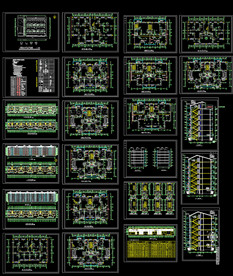 多层住宅建筑CAD图