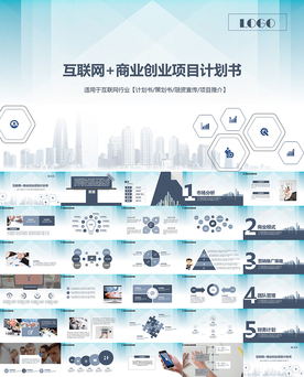 商业创业项目计划书PPT