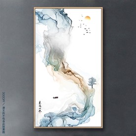 抽象画 山水画 水墨画 新中式