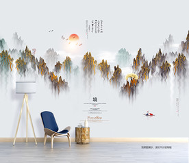 山水画 写意画 新中式装饰画