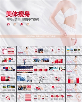美体瘦身减肥PPT